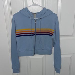 Forever 21 Cropped Zip Up